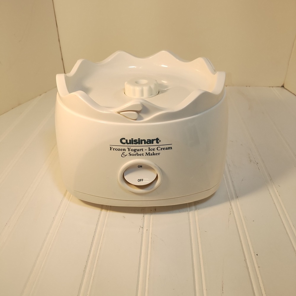 Cuisinart ICE-20 Frozen Yogurt Ice Cream Maker/Replacement Motor Base Only Works